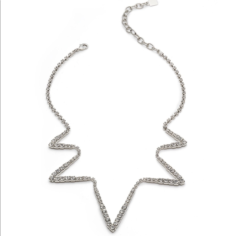NWT! Dannijo Swarovski Crystal Lotus Necklace